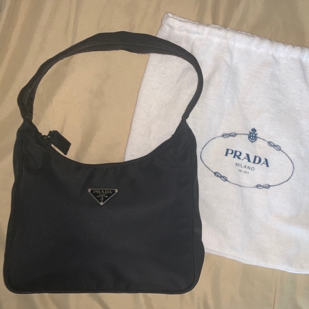 Vintage Prada Nylon hobo handbag